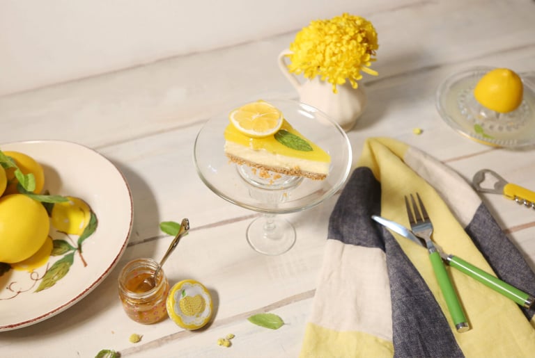 Gin and tonic lemon tart Starts at 60