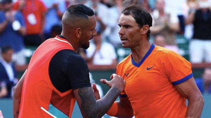 Nadal out of Wimbledon with abdominal injury, Kyrgios into final. Source: Instagram @k1ngkyrg1os