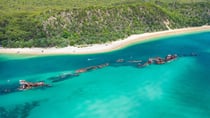 Enjoy the stunning views and the crystal clear water surrounding the wrecks. Source: Tangalooma Island Resort