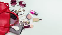 Contents of woman's bag. Source: Getty