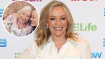 Rebecca Gibney share's a positive update regarding mum's horrific fall. Source: Getty | Instagram @rebeccagibney_