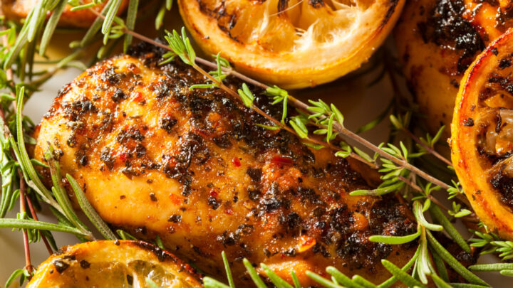 Lemon herb roasted chicken - Starts at 60