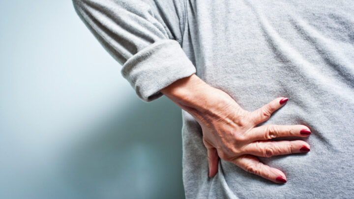 I know that standing straight is good for me, especially since I have osteoporosis.Source: Getty