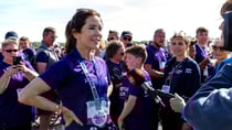 Crown Princess Mary and family take on annual Royal Run. Source: Getty