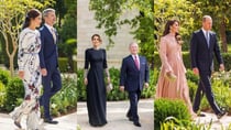 Best dressed guests at the royal Jordanian wedding. Source: Instagram @
derroyalist