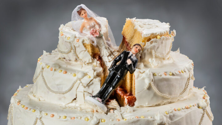 In 2021, of the 56,244 divorces in Australia, more than one in four divorces were people who had been married for more than 20 years. Source: Getty