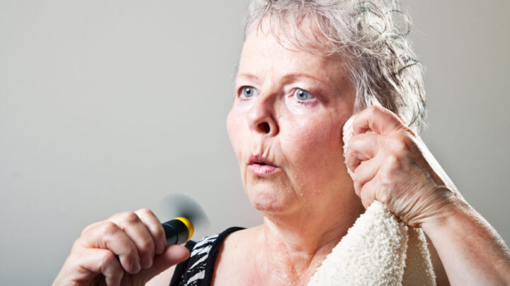 Night sweats and hot flashes? I never had them, but from what my friends have told me, I’m blessed in this department. Source: Getty