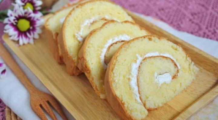 This simple Swiss roll celebrates one of our favourite ingredients: custard! Source: Getty Images.