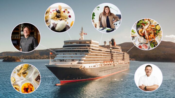 Hop onboard this special cruise and indulge your taste buds in some of the most exquisite local produce and cuisine. Source: Cunard/Getty Images
