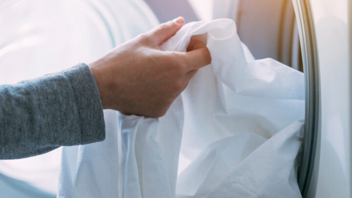 Your whites are the most difficult colour to keep looking bright and new, so why not try these safer, less-toxic DIY solutions instead. Image source: Getty Images. 