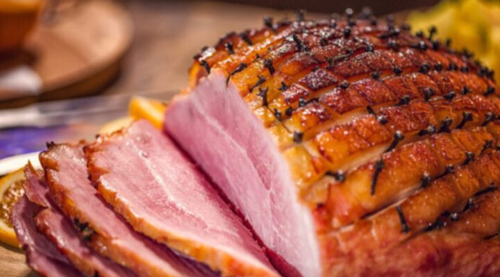 Classic Christmas ham with marmalade glaze - Starts at 60
