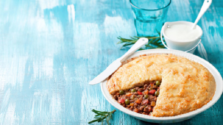 Tasty beef and vegetable pie - Starts at 60