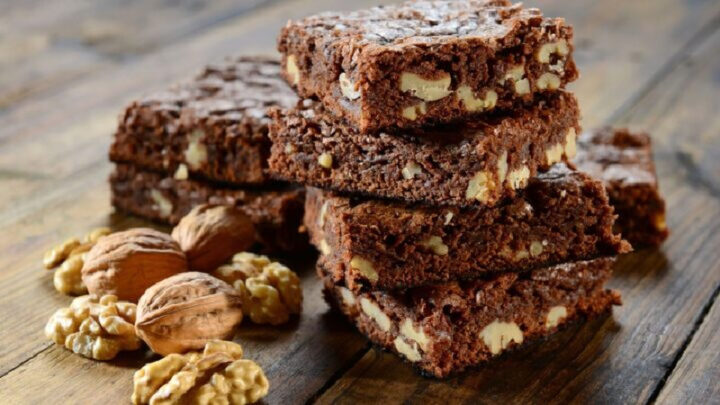 Classic chocolate hazelnut brownies - Starts at 60