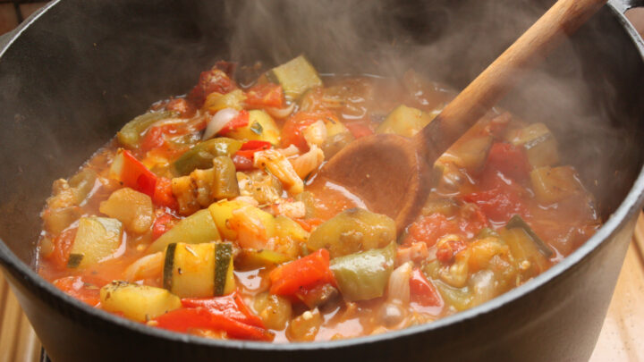 Healthy vegetable stew - Starts at 60