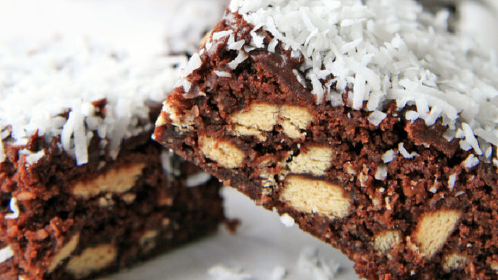 Delicious chocolate biscuit slice - Starts at 60