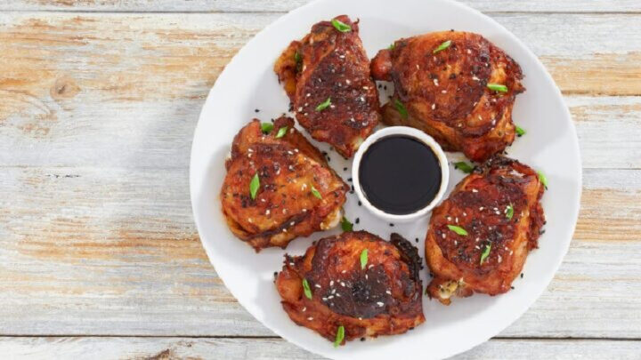 Slow cooker honey garlic chicken - Starts at 60
