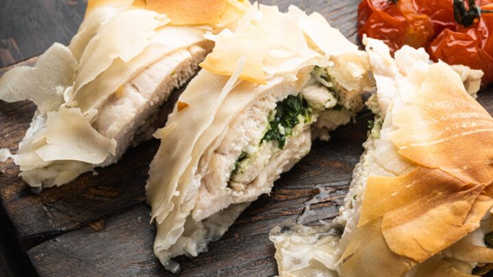 Delicious chicken filo parcels - Starts at 60