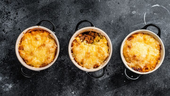 Classic sherpherd’s pie with extra flavour - Starts at 60
