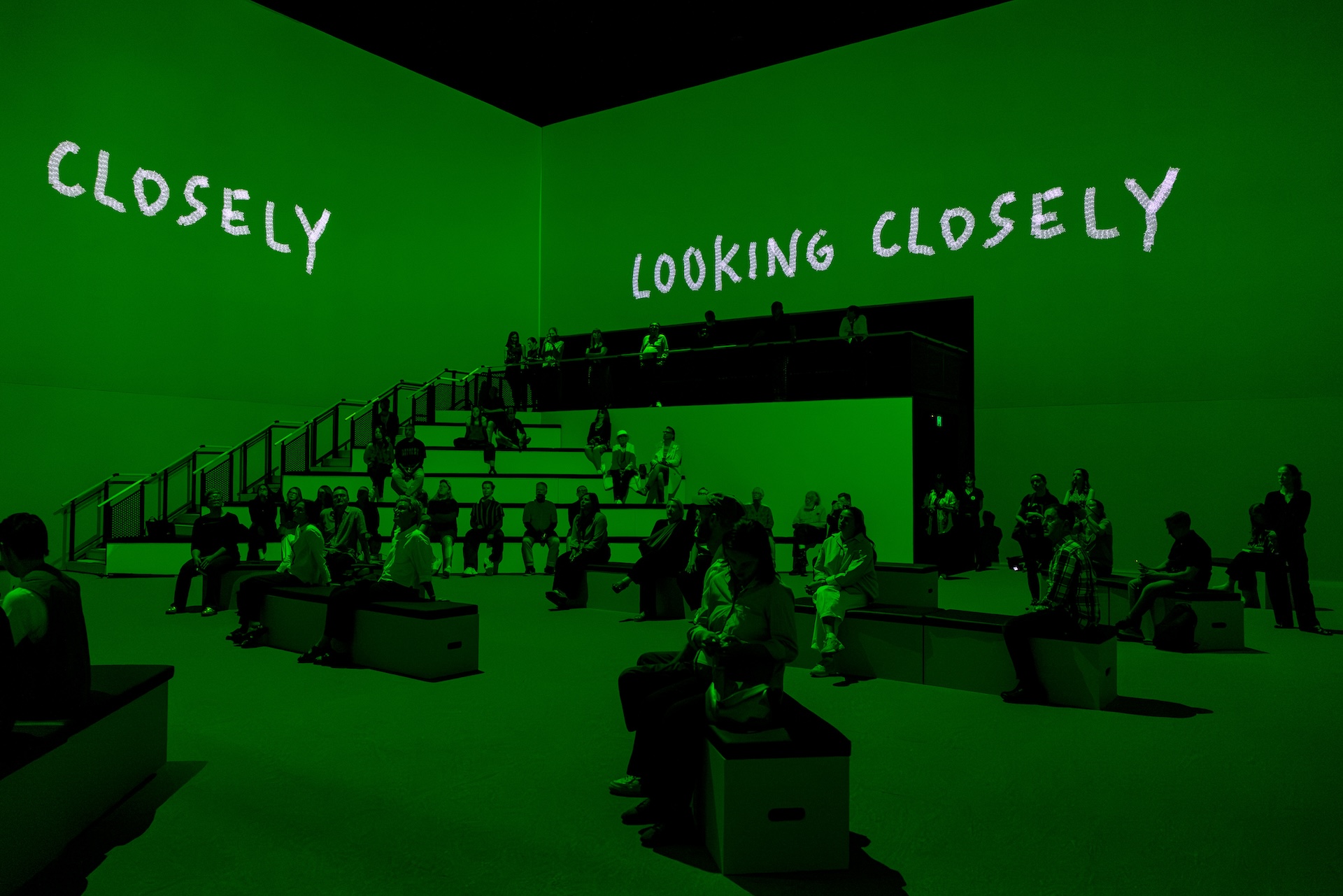Visitors are asked to look closely, at David Hockney: Bigger & Closer (Not smaller and further away), showing at Carriageworks, Sydney, from 22 October 2026 to 24 January 2027.