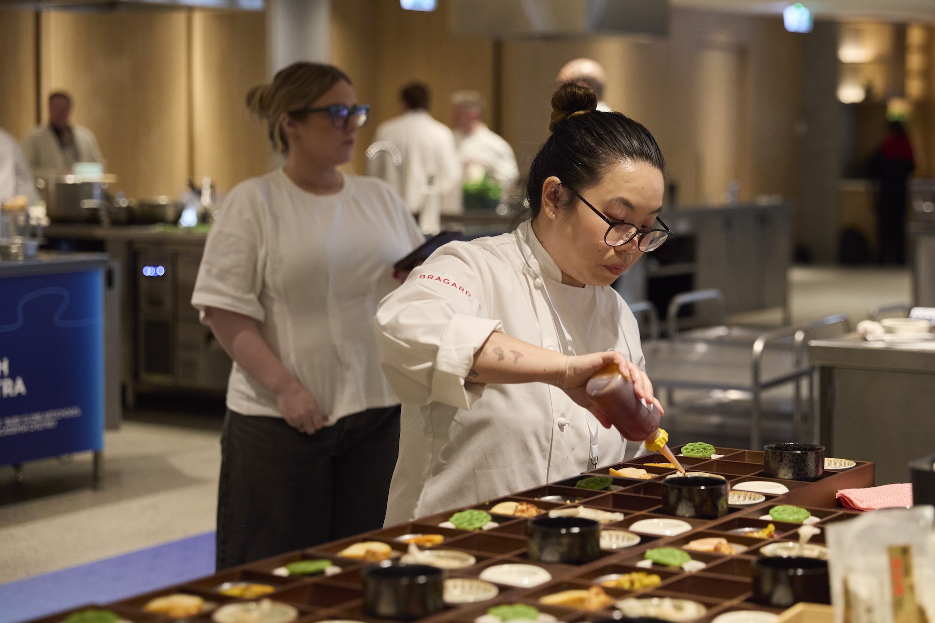 Kimberly Tang from Anchovy at work.