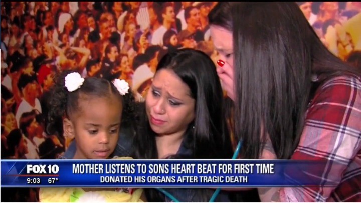 The moment this mother hears her son’s heart beating again